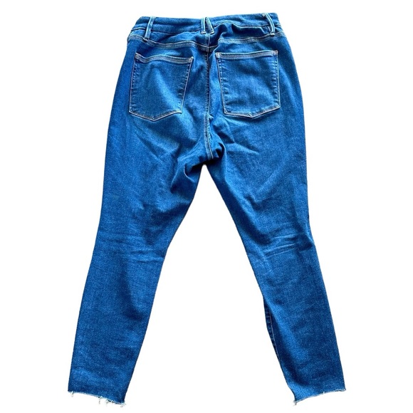 Good American Always Fits Good Legs Skinny Jeans Distressed Size 14-18 - Picture 2 of 12